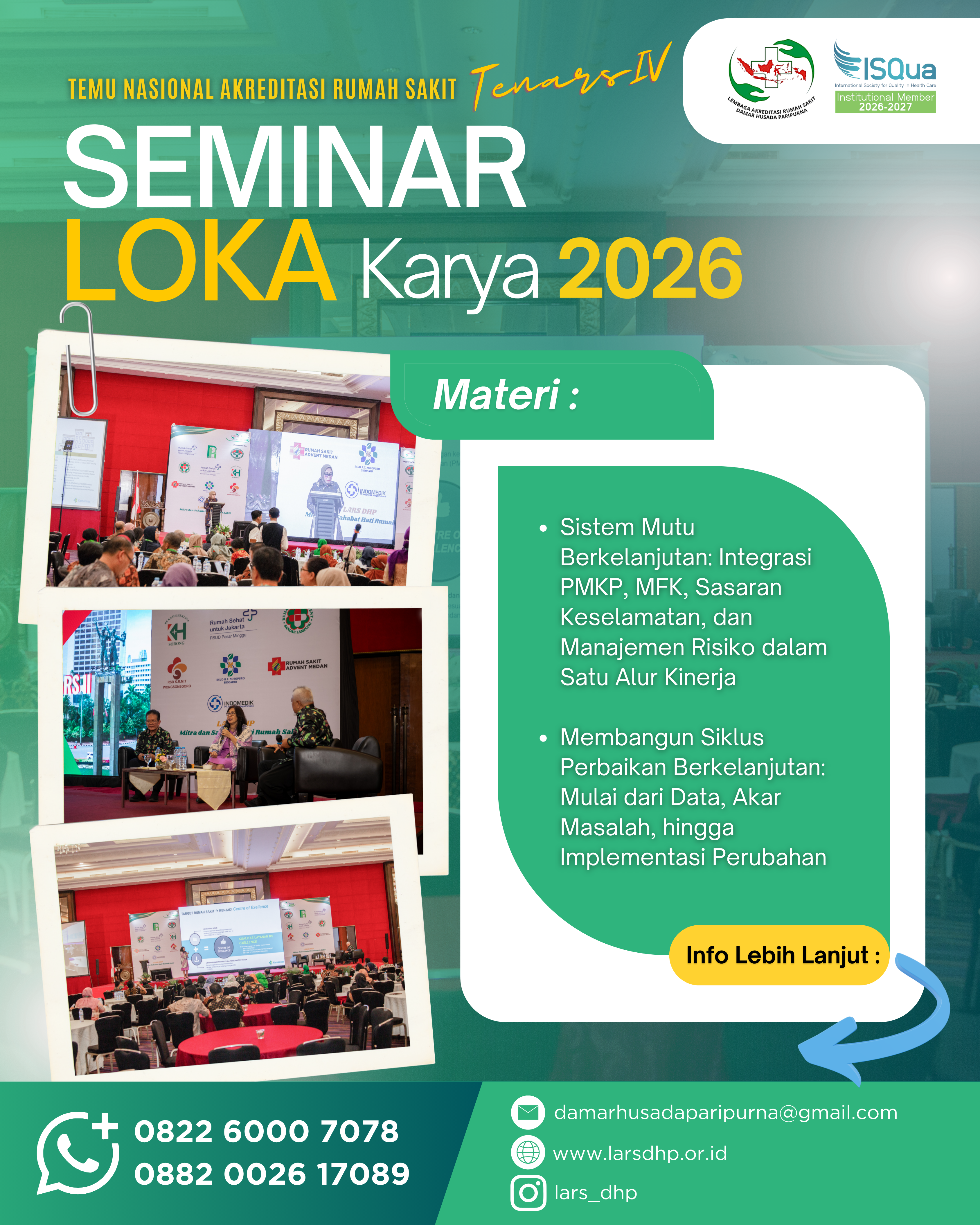 SEMINAR & LOKAKARYA TENARS IV 2026 