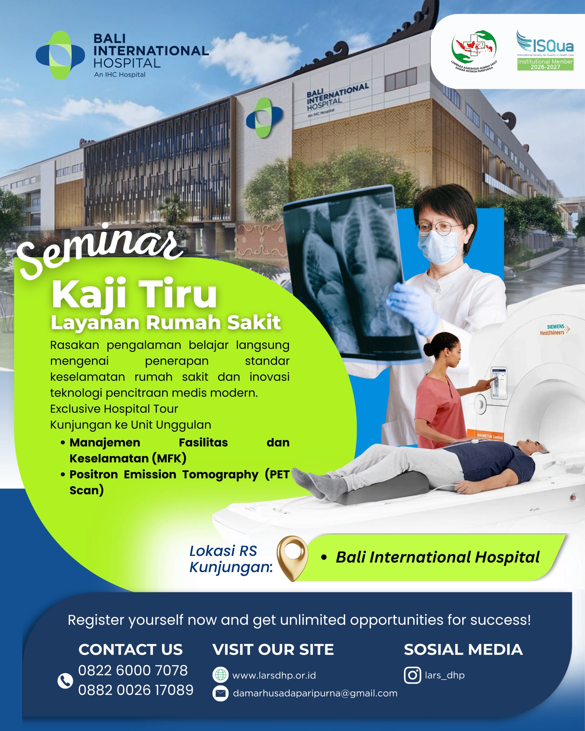 SEMINAR & KAJI TIRU LAYANAN BALI INTERNATIONAL HOSPITAL