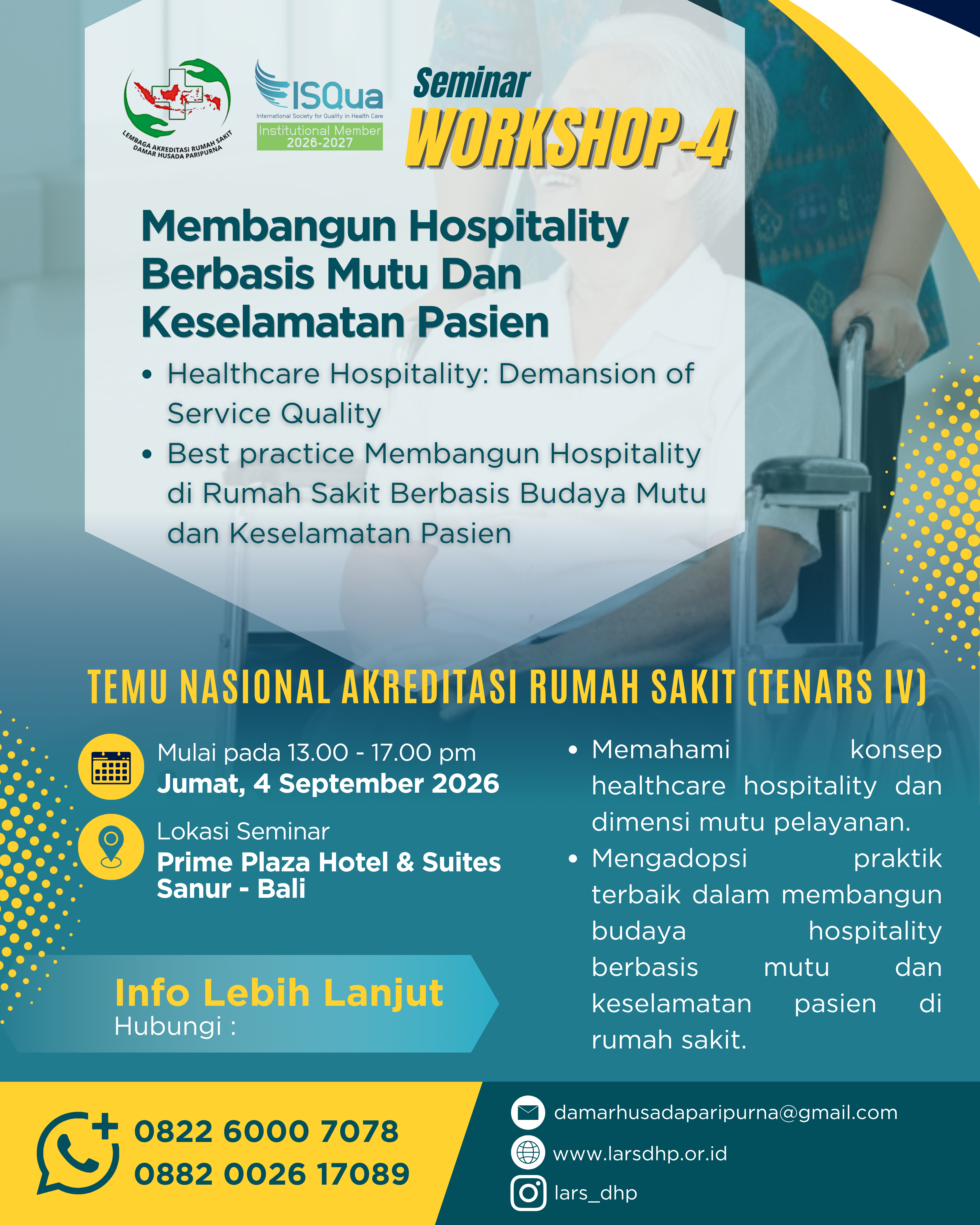   SEMINAR & WORKSHOP 4 TENARS IV 2026  